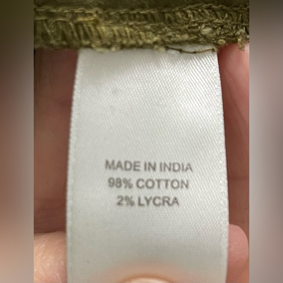 CECE by CYNTHIA STEFFE ARMY GREEN HOODED ANORAK W/ BUTTERFLY EMBROIDERY Sz 14 - Picture 5 of 8